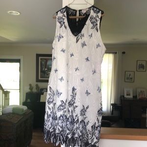 Dress Black & White XL Lace